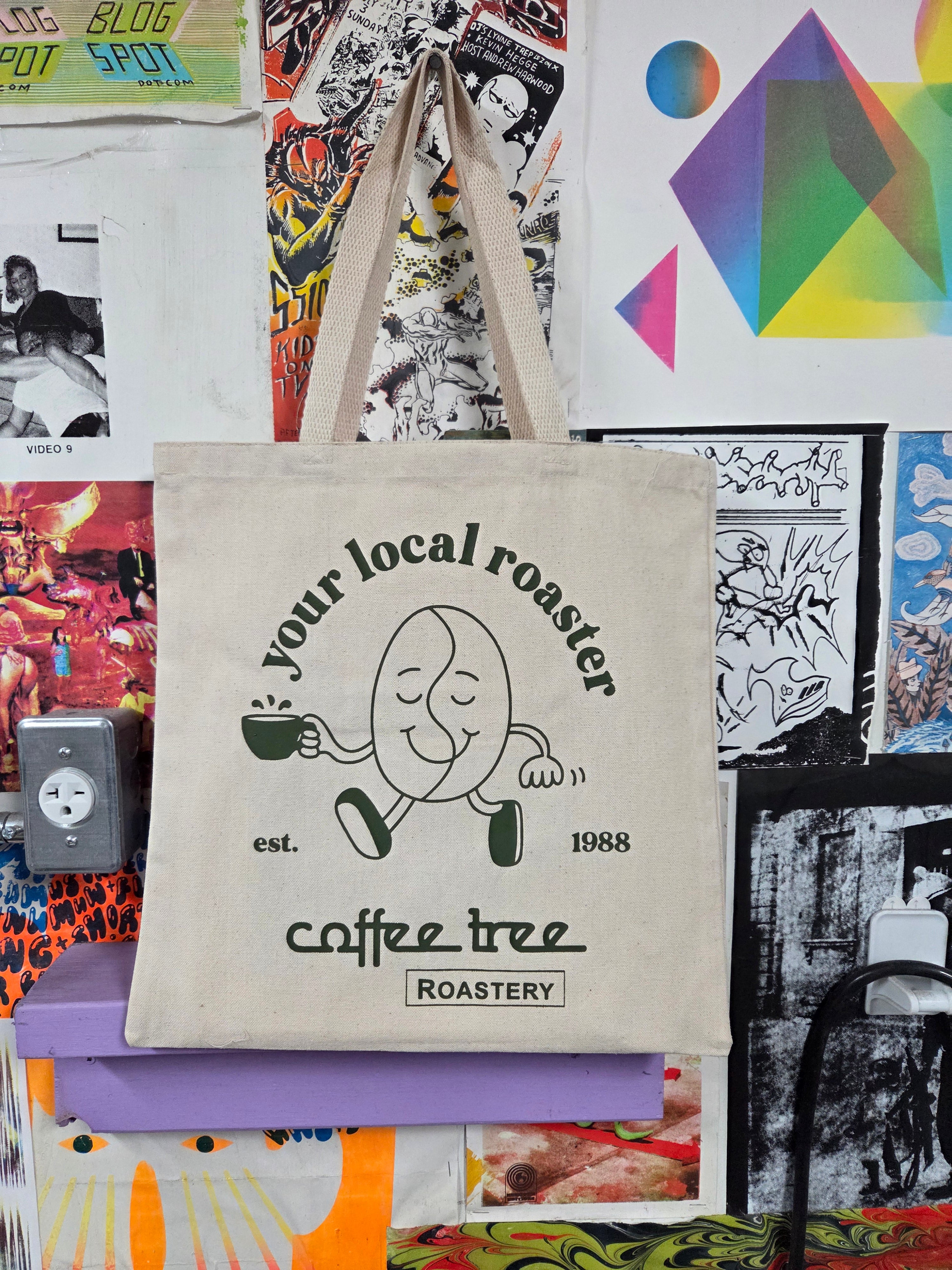 Your local roaster tote bag