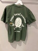 Load image into Gallery viewer, Your local roaster t-shirt (green)
