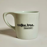 Coffee Tree Roastery notNeutral Lino mug in white porcelain, 12 oz specialty coffee cup