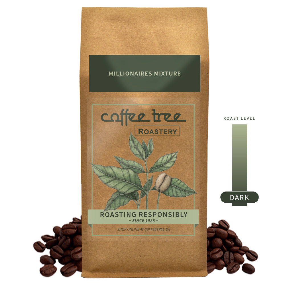 Coffee Tree Roastery bag of Millionaires Mixture coffee beans